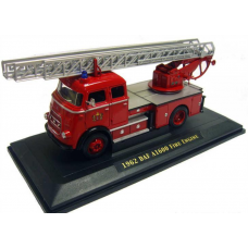 DAF A1600 brandweer Amsterdam ladderwagen Yat Ming 1:43