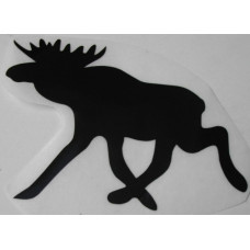 Sticker eland 90 x 62 zwart