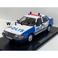 SAAB 9000 CD Turbo 1990 Polis Zweedse Politie Triple 9 1:18